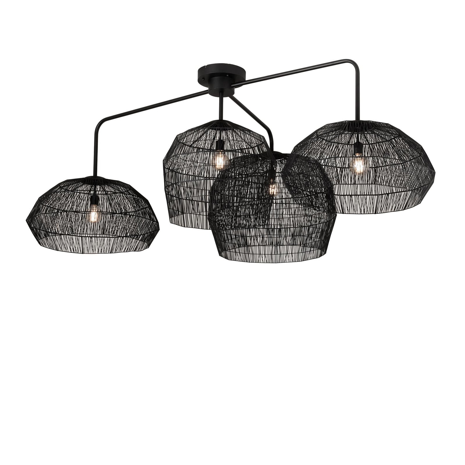 2-Light 96 in. Chandelier - Marlow Grove for dining room view 1