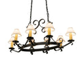 Candle chandelier - Zora Loom for dining room view 1