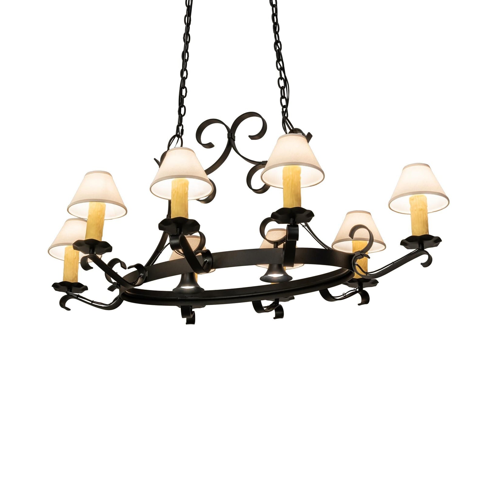 Candle chandelier - Zora Loom for dining room view 1