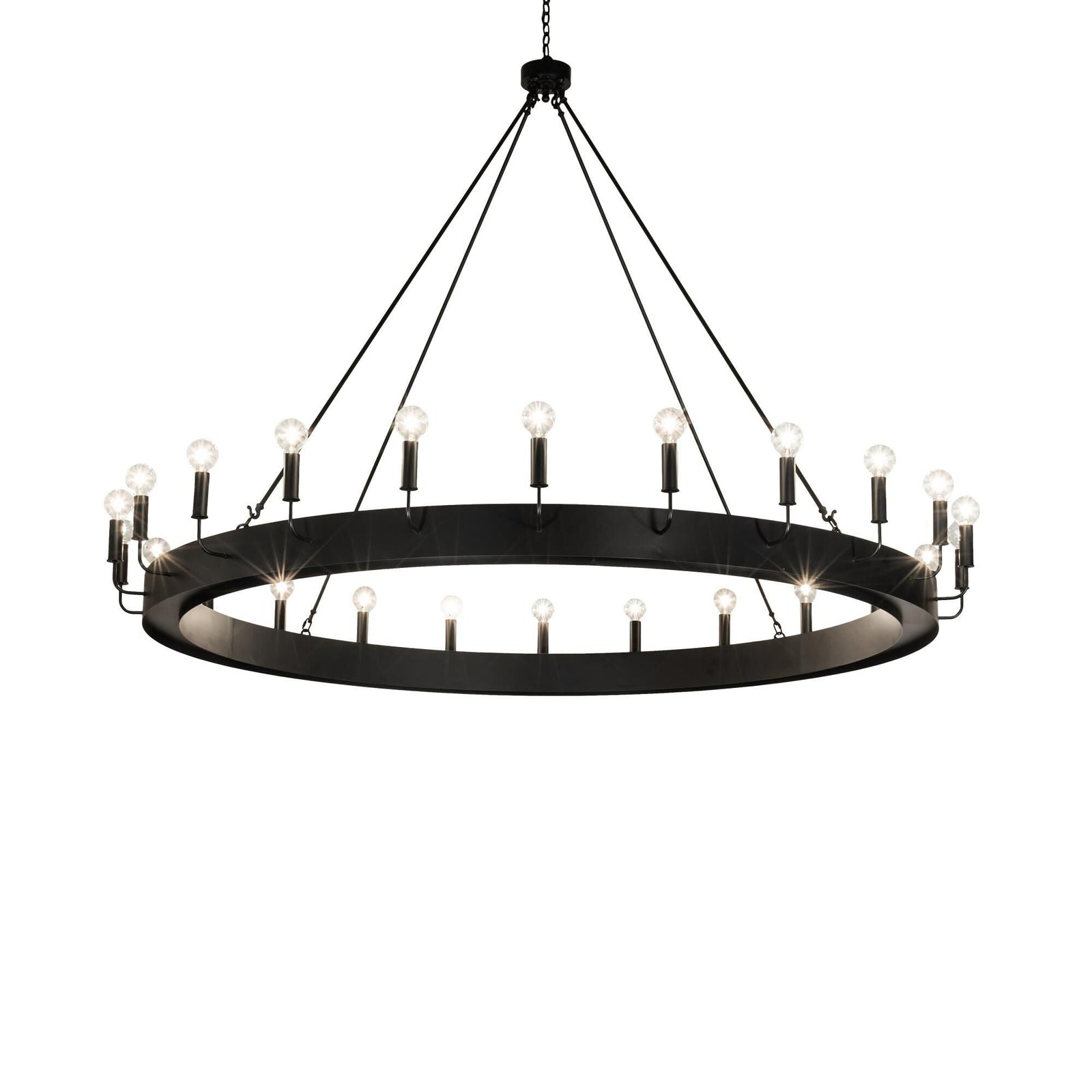 3-Light 96 in. Chandelier - Maris Loom for dining room view 1