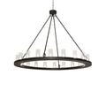 6-Light 60 in. Chandelier - Iris Loom for dining room view 1