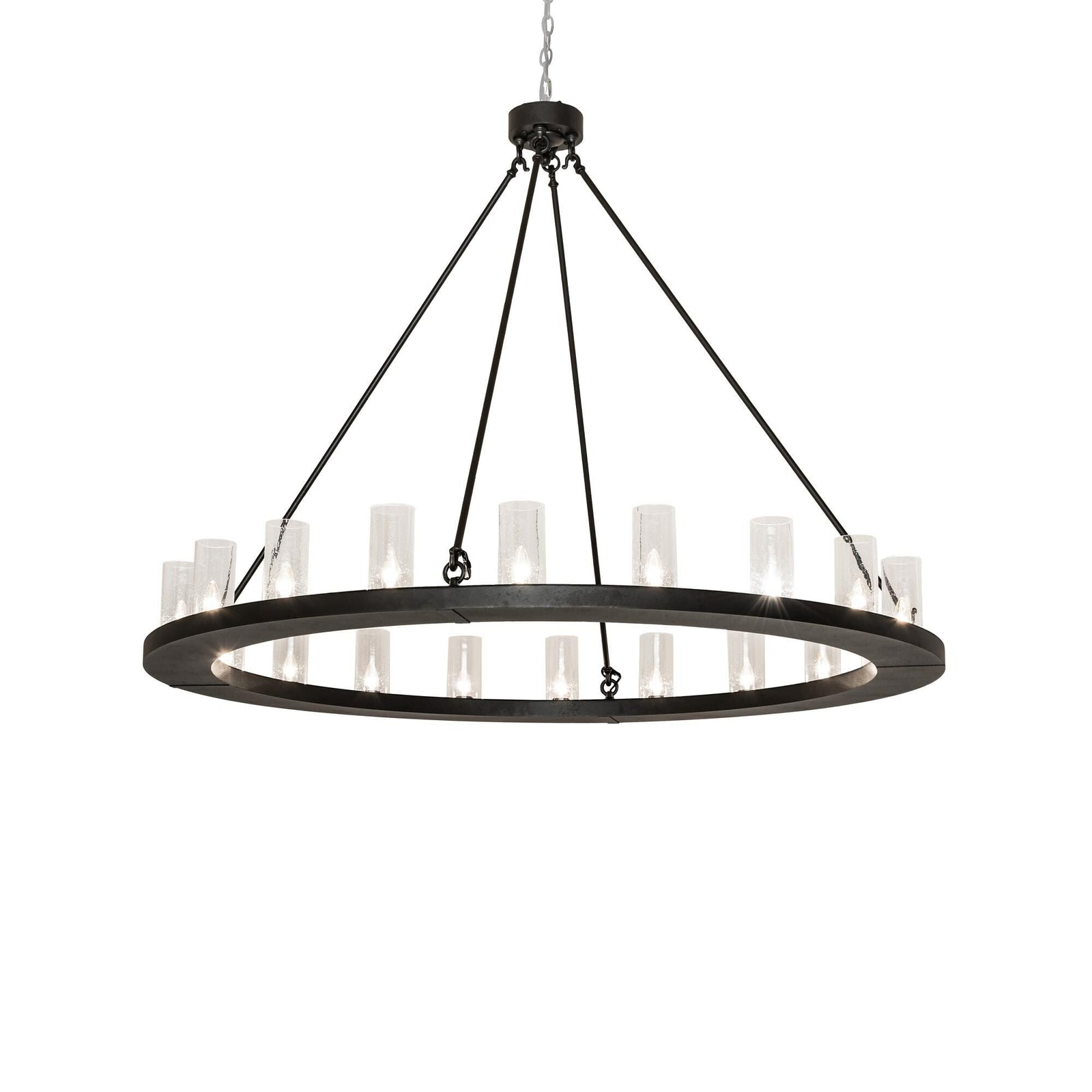 6-Light 60 in. Chandelier - Iris Loom for dining room view 1
