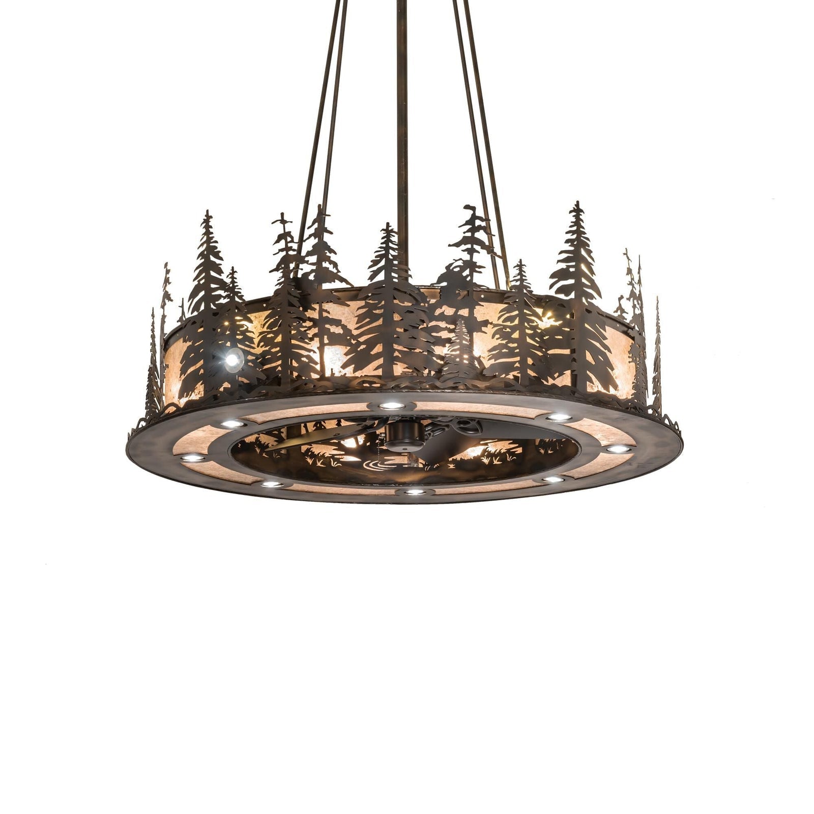 4-Light 48 in. Chandelier - Celeste Luxe for dining room view 1