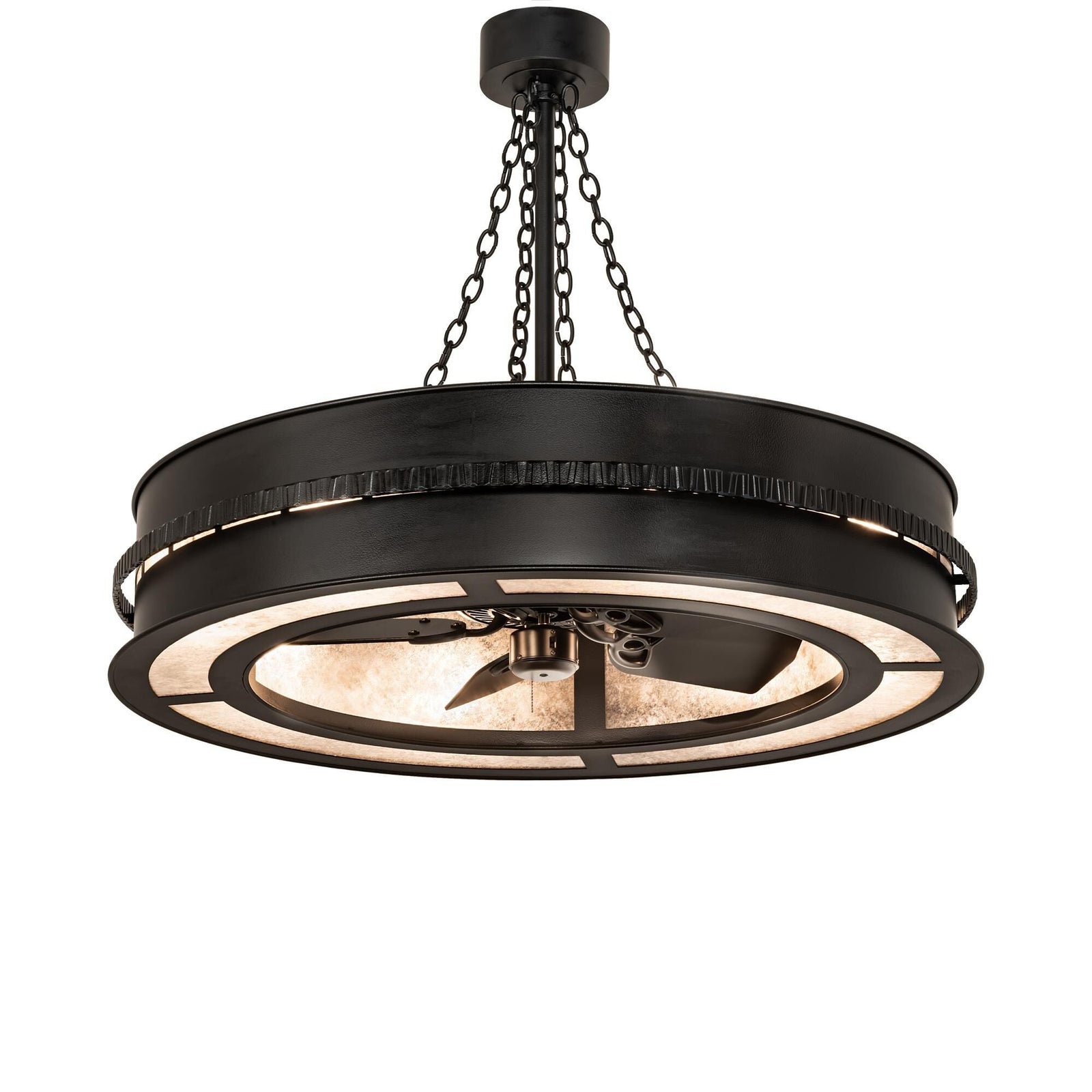 8-Light 44 in. Chandelier - Haven Halo for dining room view 1