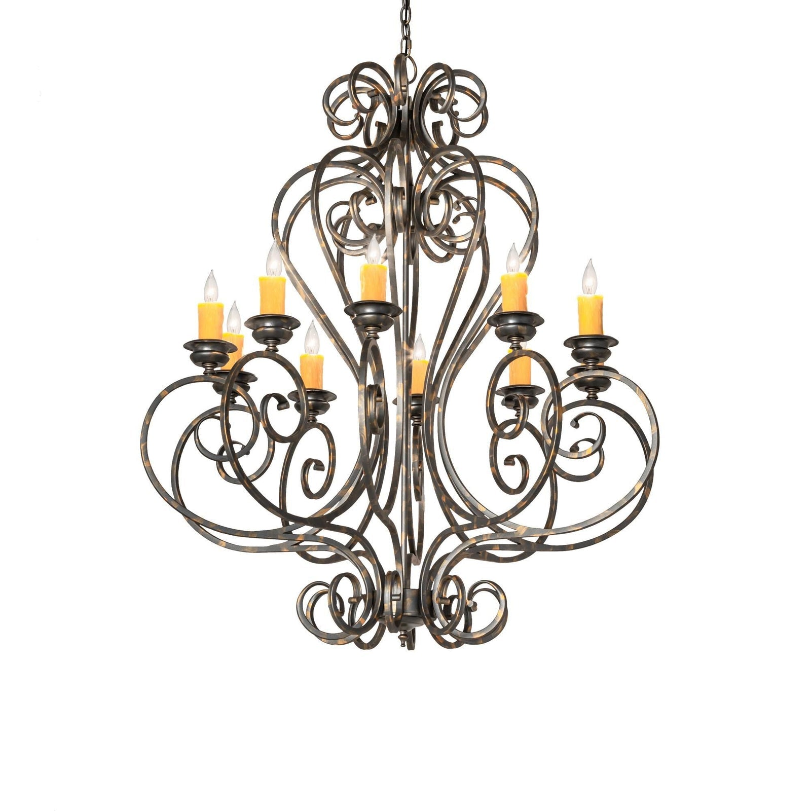 Candle chandelier - Zinnia Luxe for dining room view 1