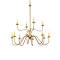 Candle chandelier - Rumi Grove for dining room view 1