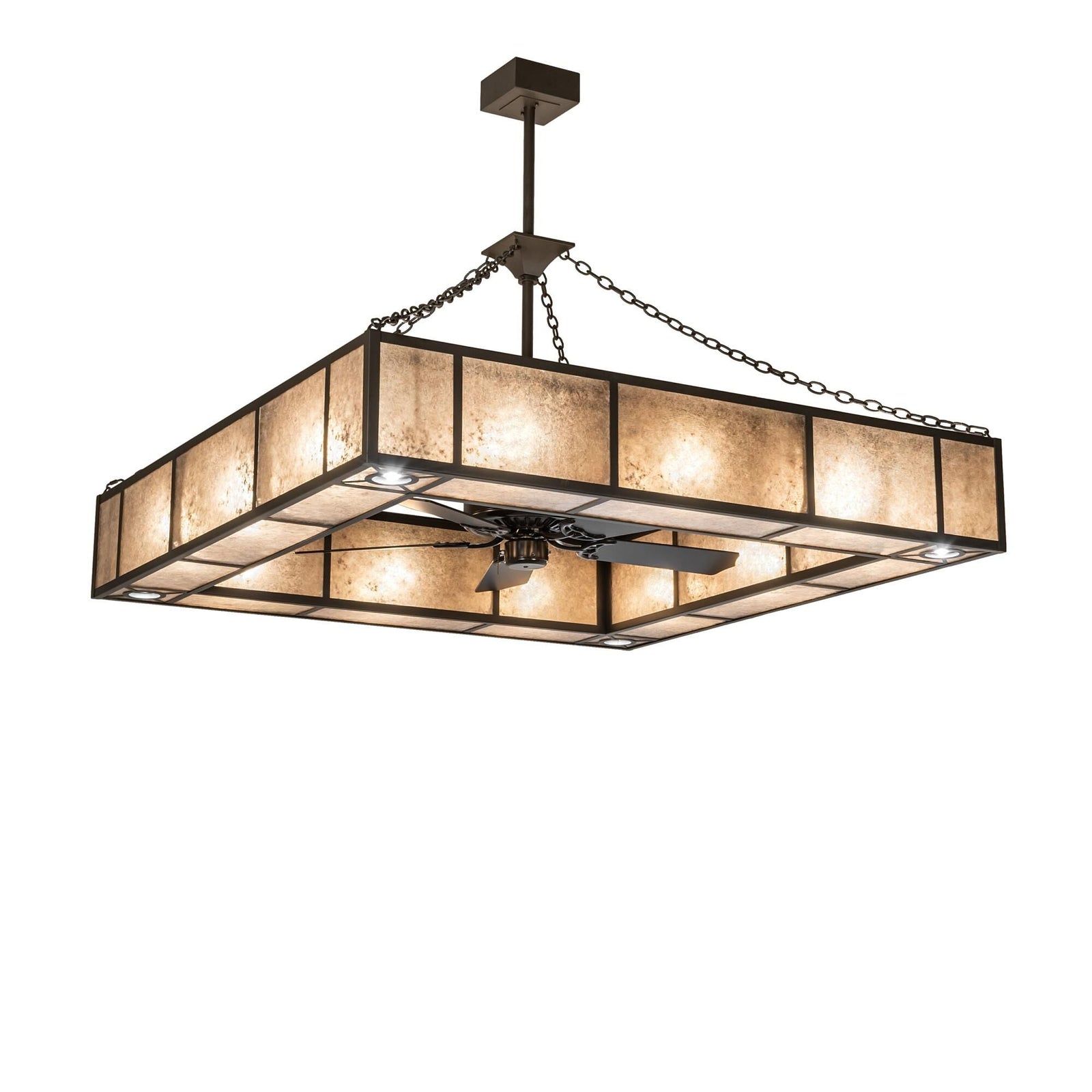 3-Light 85 in. Chandelier - Riven Bloom for dining room view 1
