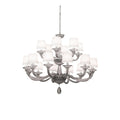 Candle chandelier - Ottilie Luxe for dining room view 1