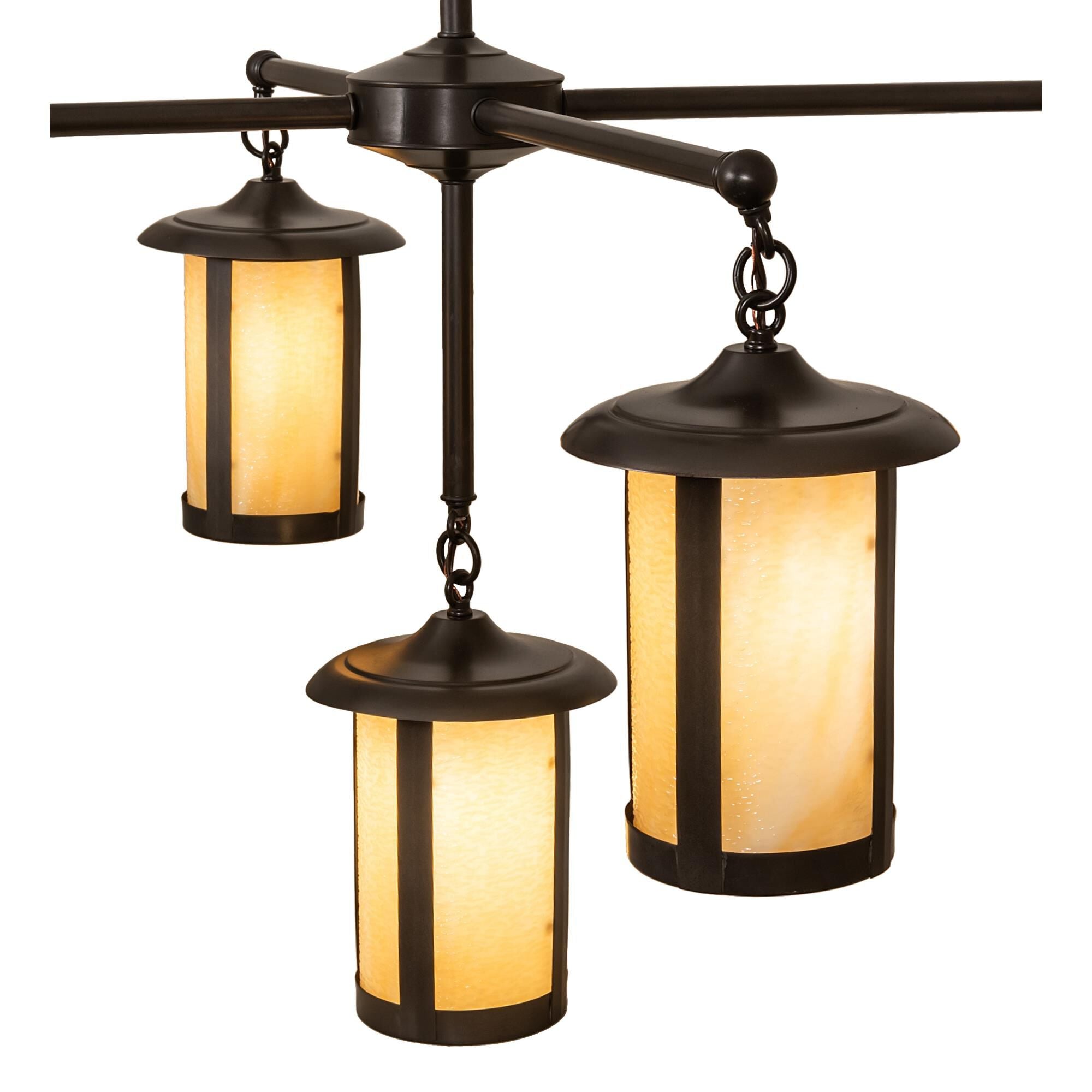 5-Light 42 in. Chandelier - Nola Stone for dining room view 7