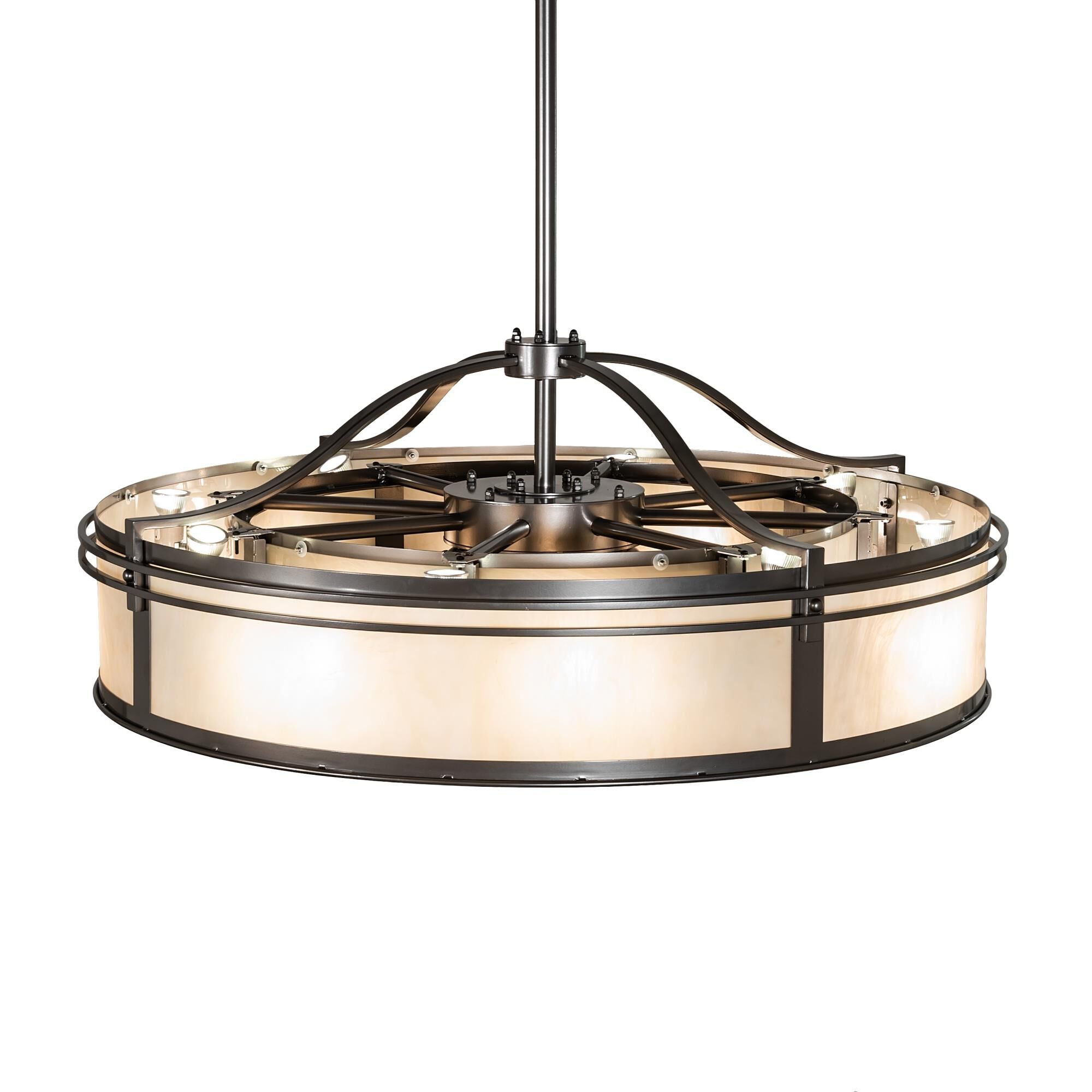 8-Light 45 in. Chandelier - Yule Loom for dining room view 9