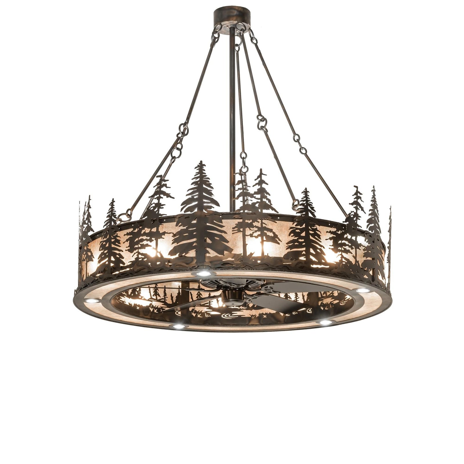 16-Light 56 in. Chandelier - Faye Loom for dining room view 1