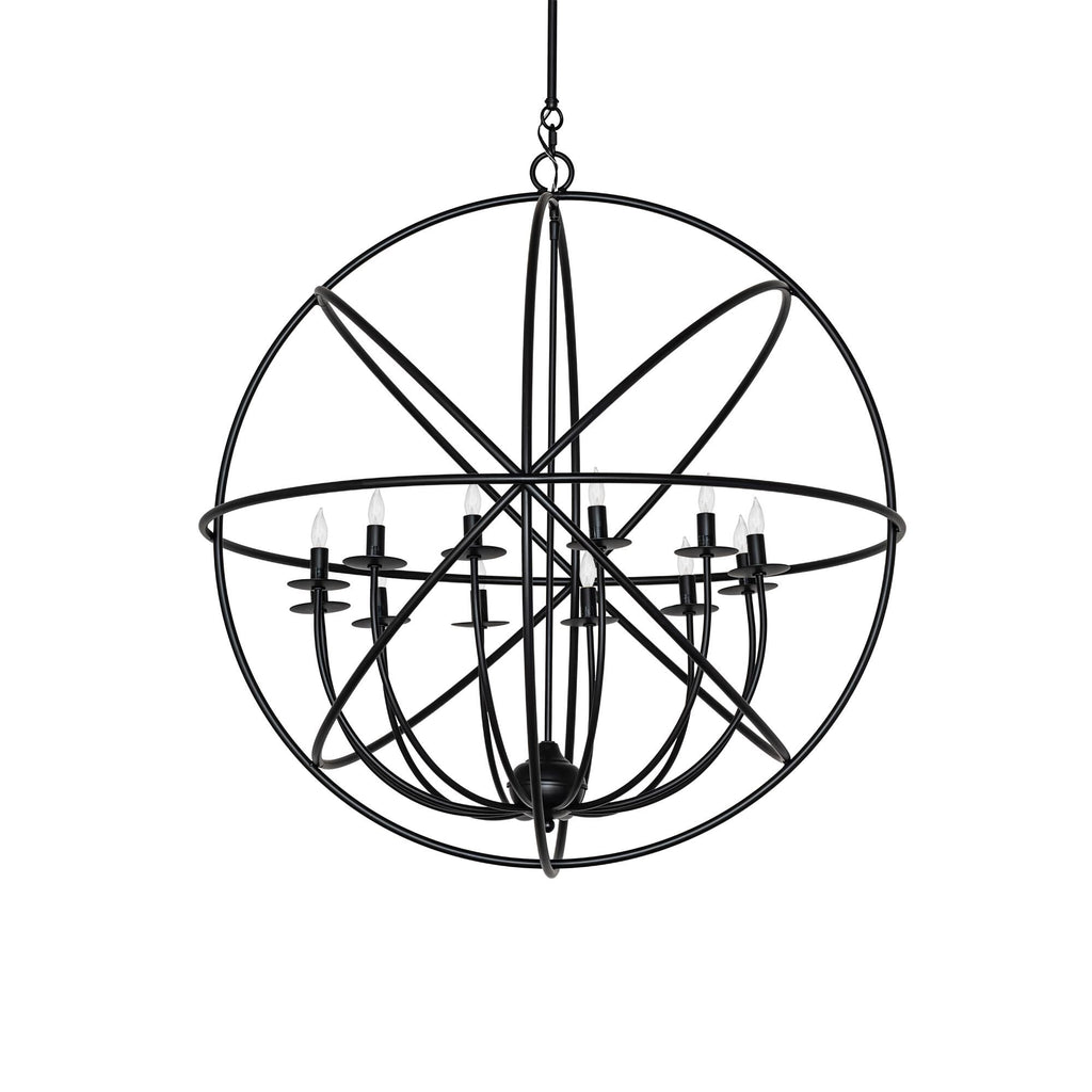 Candle chandelier - Nola Grove for dining room view 2