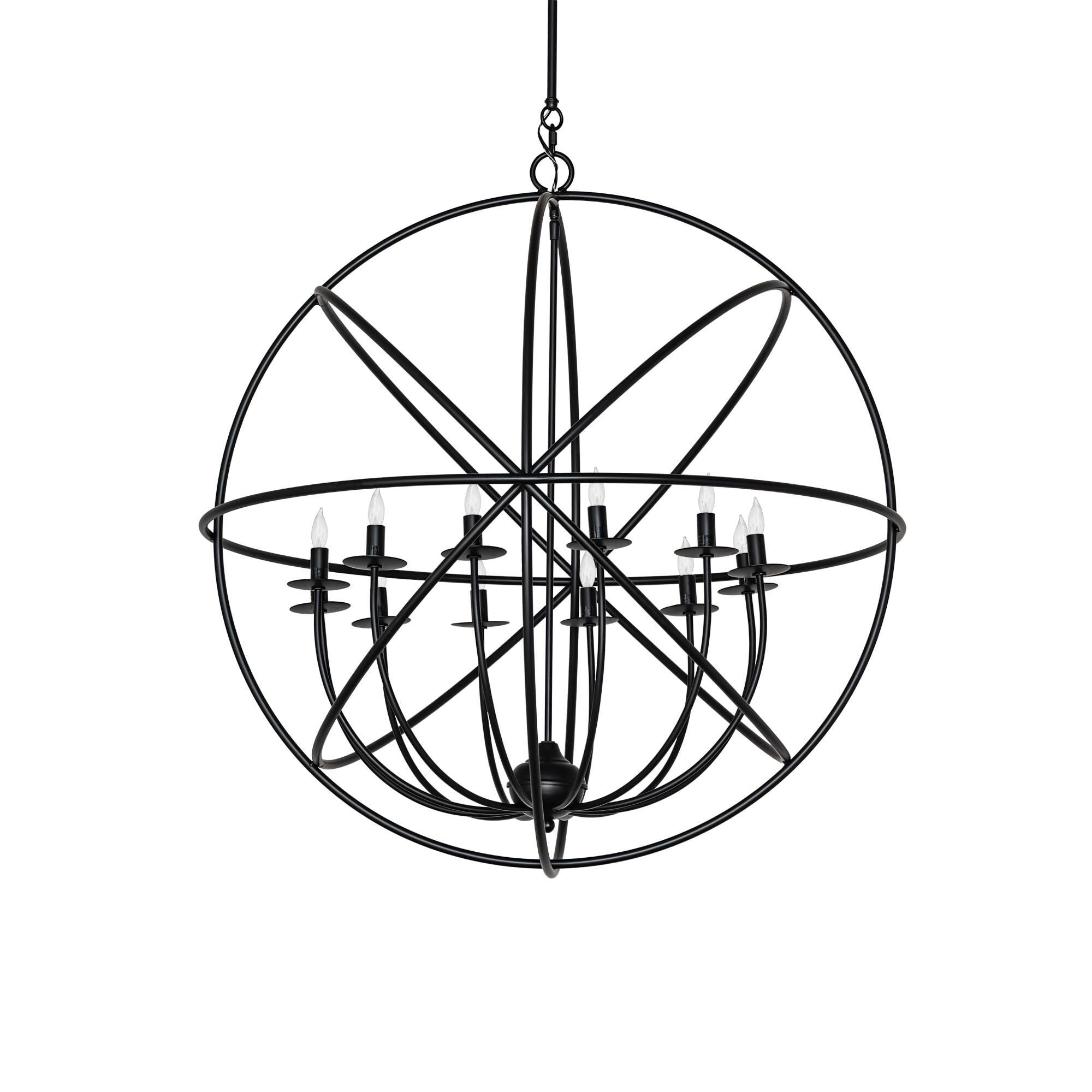 Candle chandelier - Nola Grove for dining room view 2