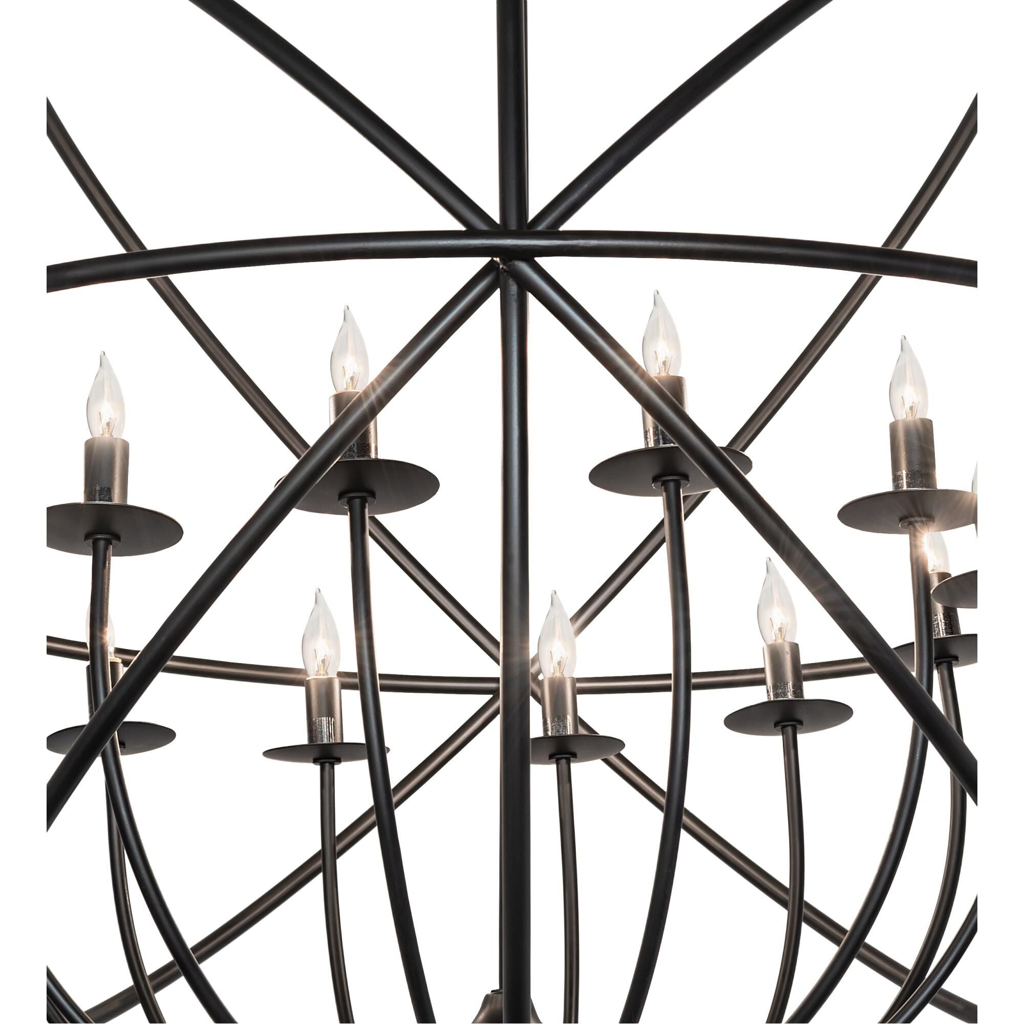 Candle chandelier - Nola Grove for dining room view 3