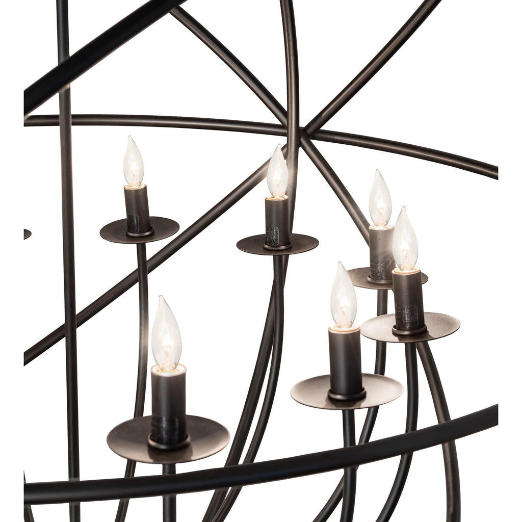 Candle chandelier - Nola Grove for dining room view 4