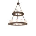 4-Light 36 in. Chandelier - Zora Ridge for dining room view 1