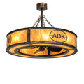 4-Light 44 in. Chandelier - Halo Luxe for dining room view 1