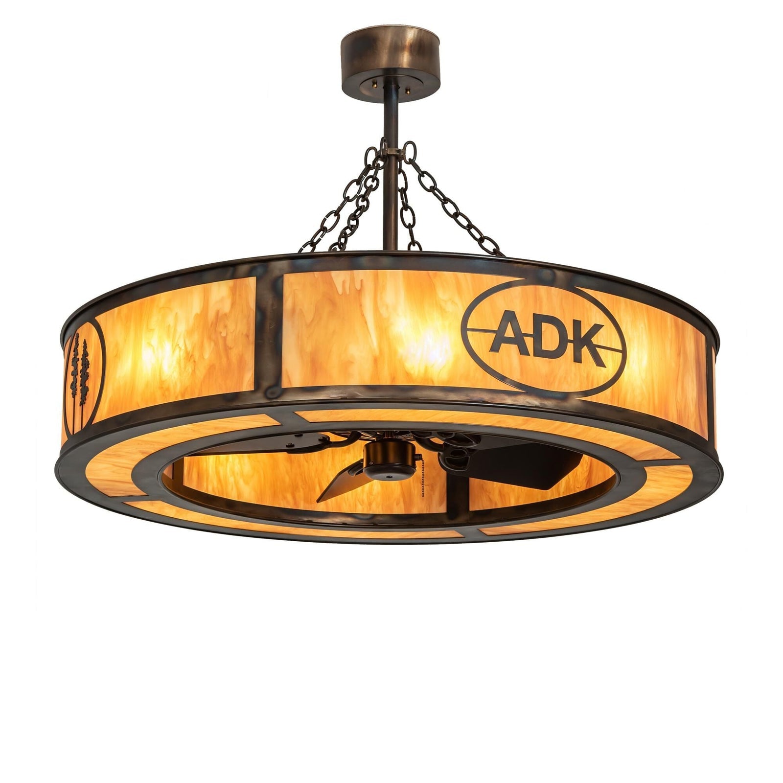 4-Light 44 in. Chandelier - Halo Luxe for dining room view 1