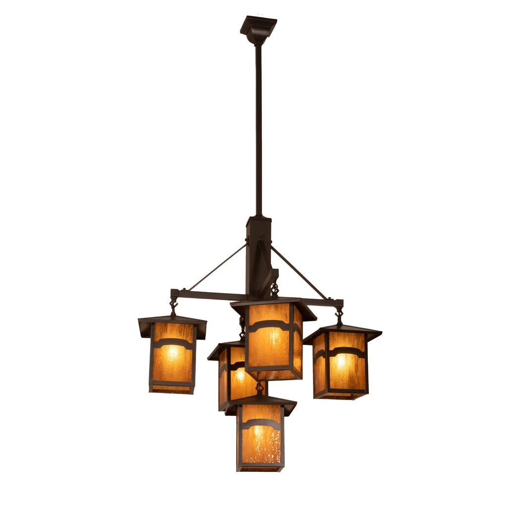 5-Light 45 in. Chandelier - Pavia Grove for dining room view 3