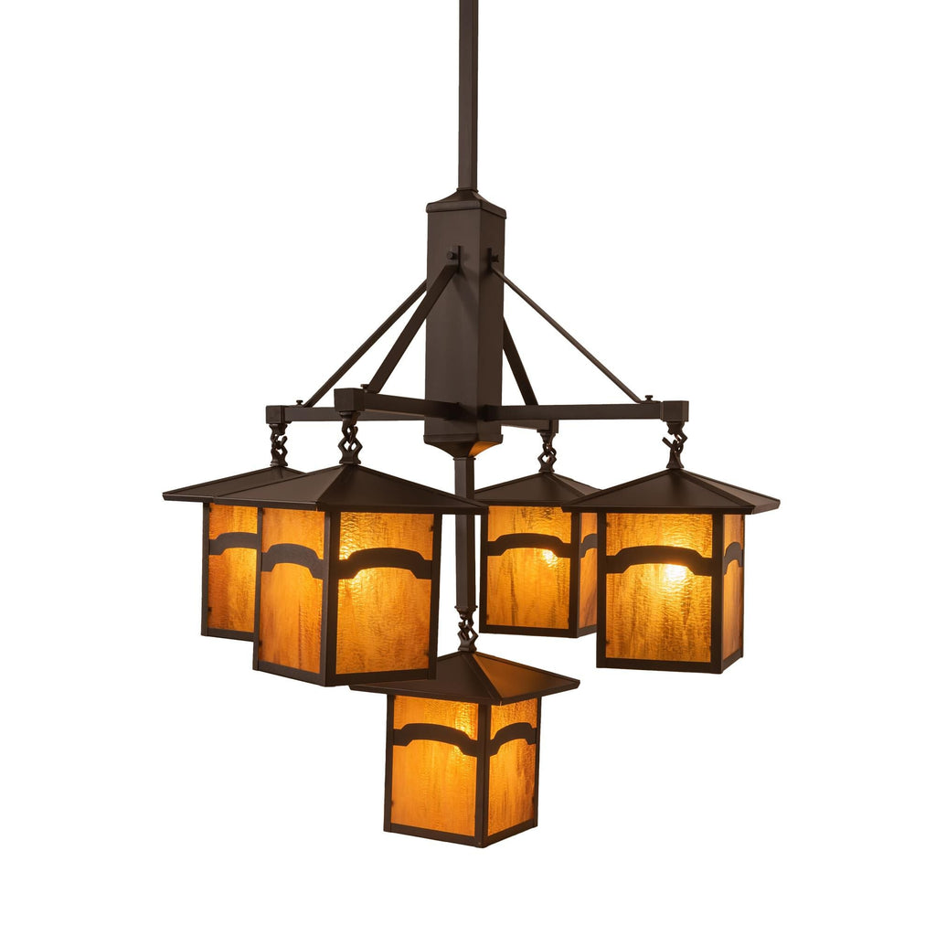5-Light 45 in. Chandelier - Pavia Grove for dining room view 6