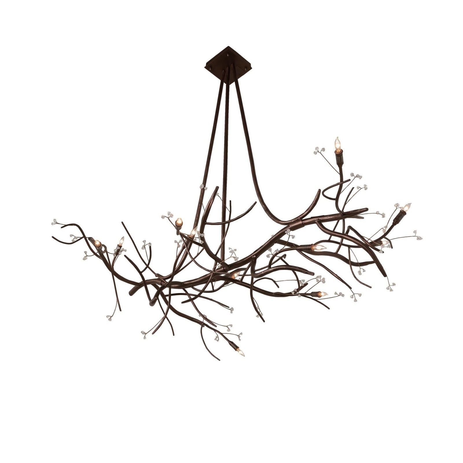Candle chandelier - Viana Ridge for dining room view 1