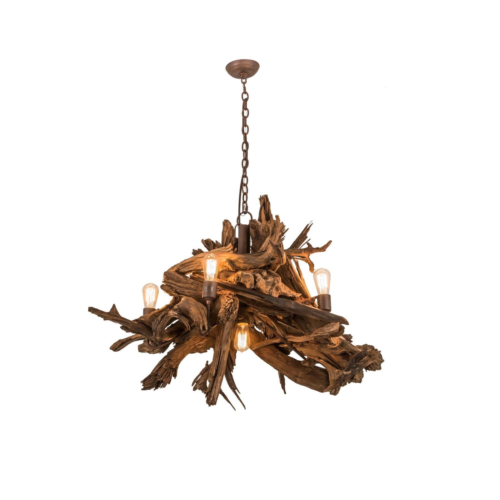 4-Light 40 in. Chandelier - Fiora Luxe for dining room view 1