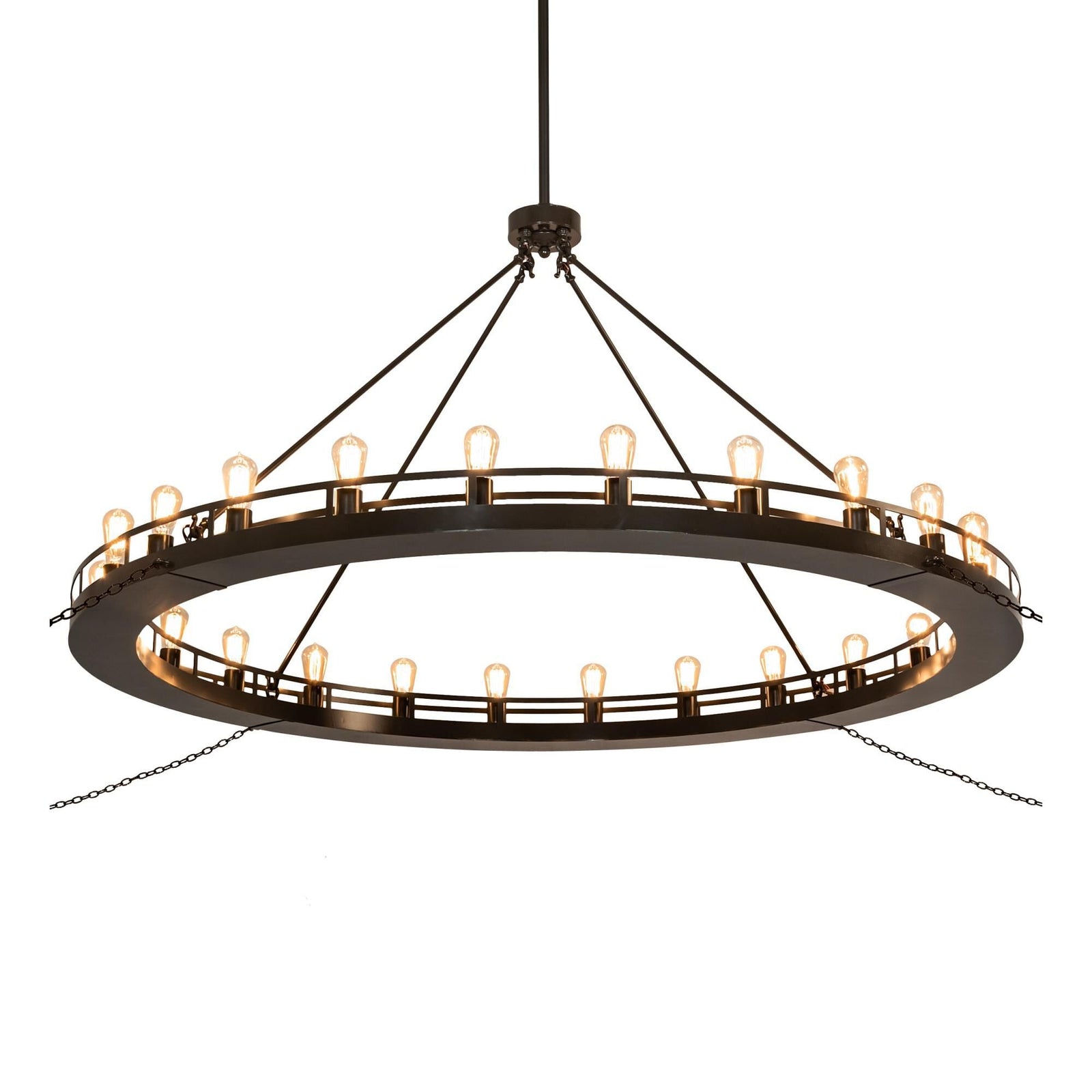 6-Light 72 in. Chandelier - Aster Halo for dining room view 1