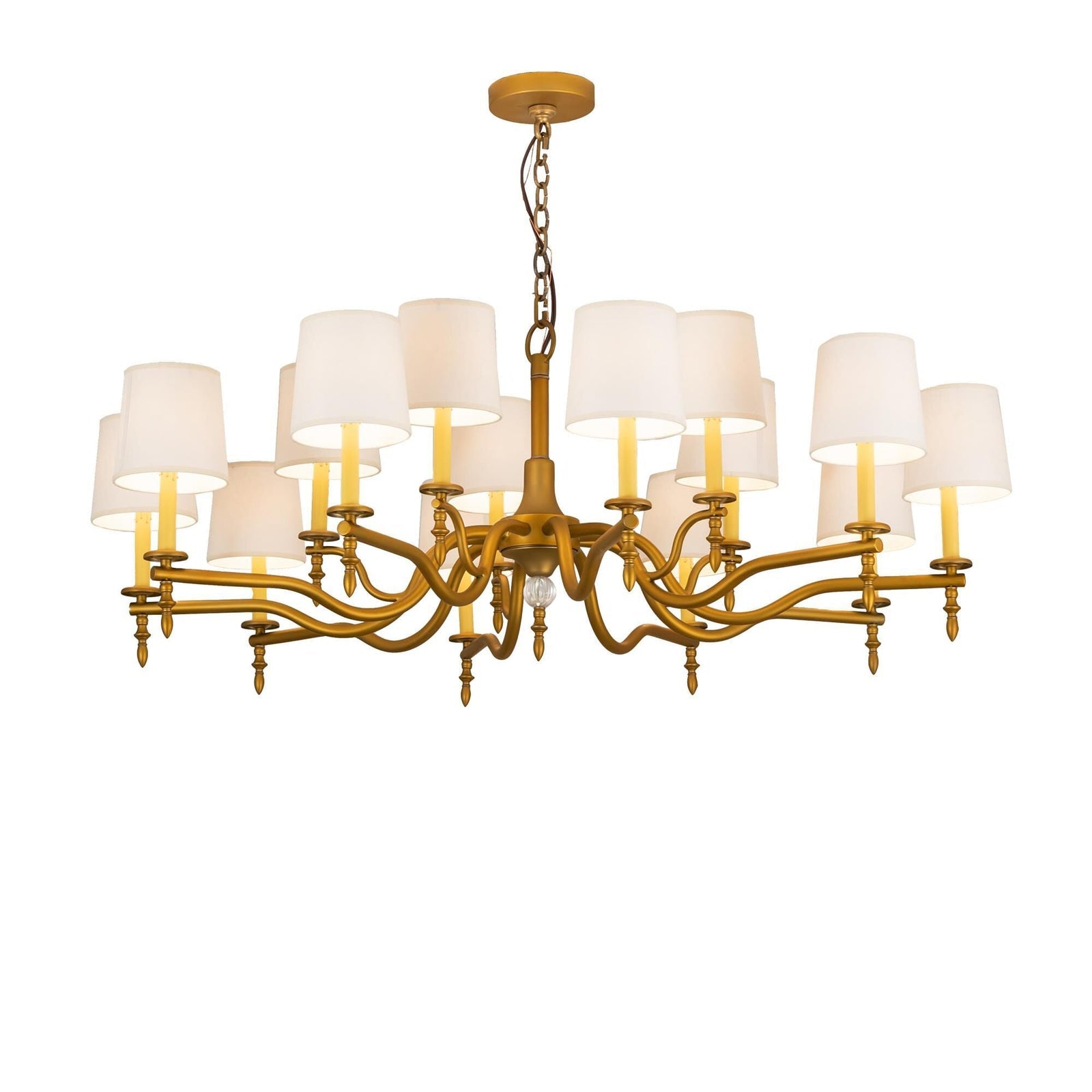 Candle chandelier - Indra Luxe for dining room view 1