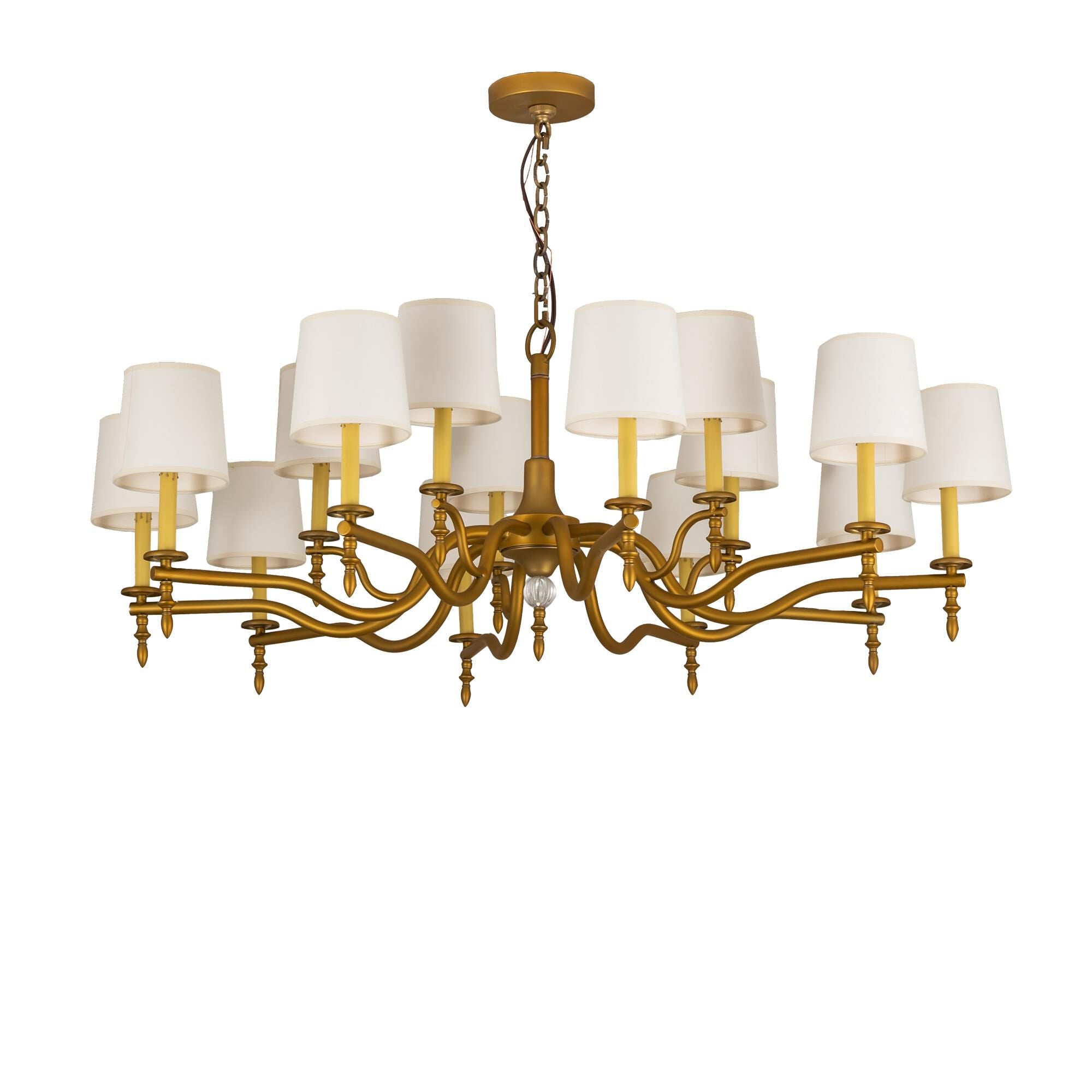 Candle chandelier - Indra Luxe for dining room view 2
