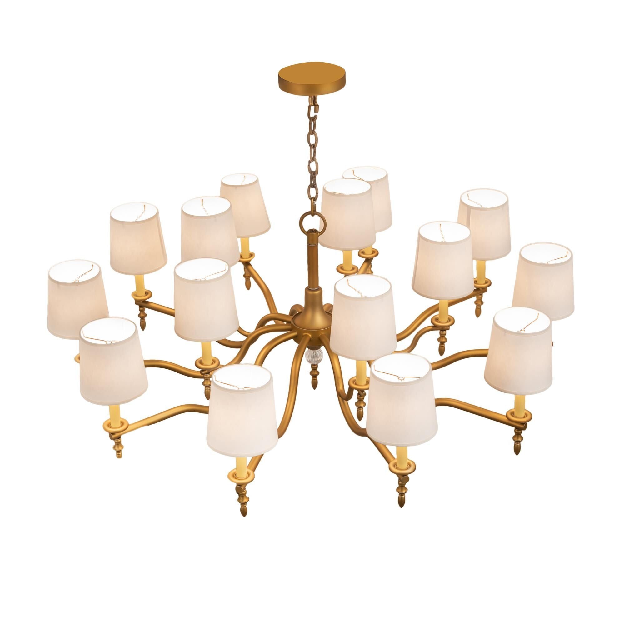 Candle chandelier - Indra Luxe for dining room view 3