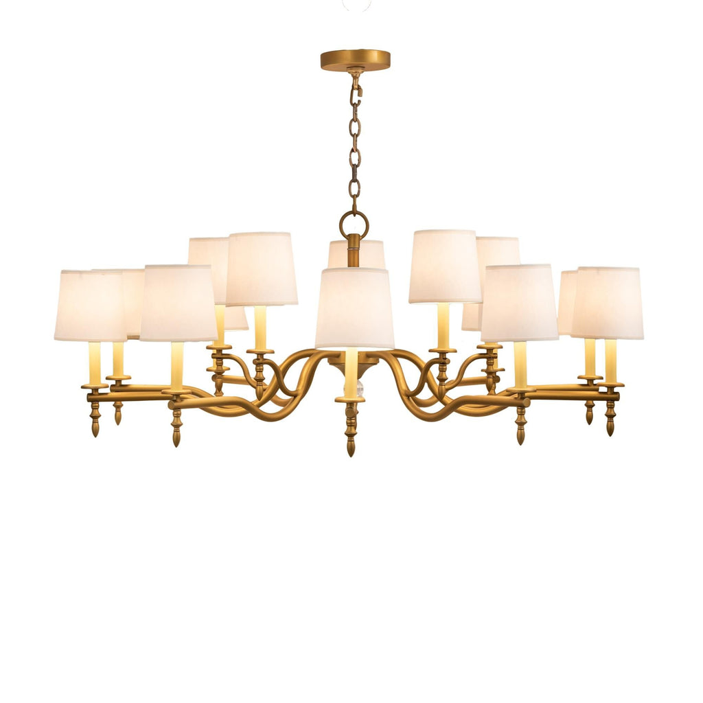 Candle chandelier - Indra Luxe for dining room view 4
