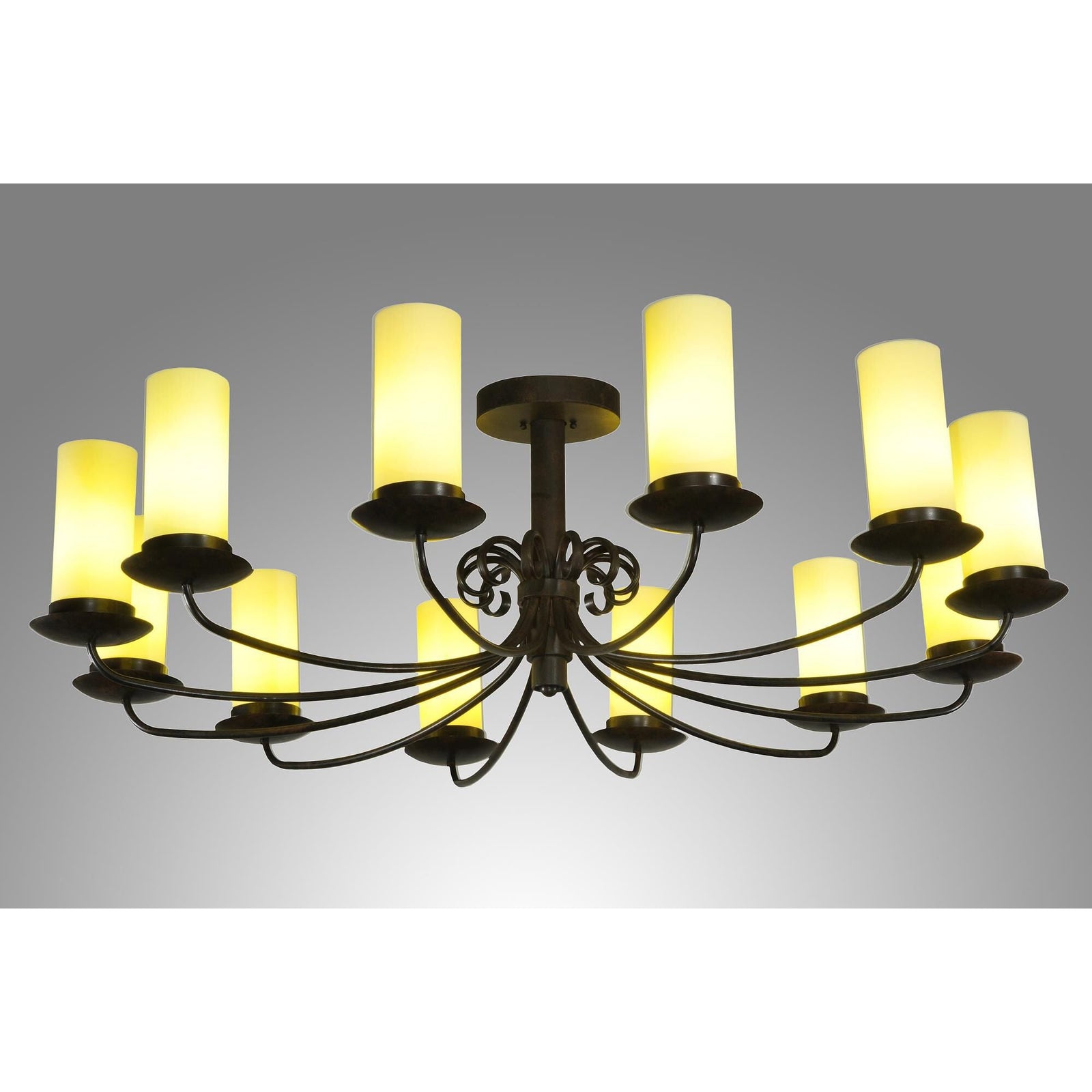 2-Light 54 in. Chandelier - Briar Halo for dining room view 1