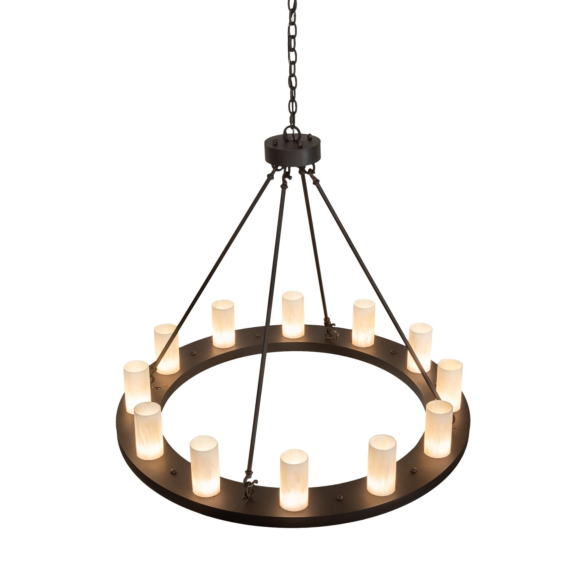 12-Light 42 in. LED Chandelier - Belen Cove for dining room view 3