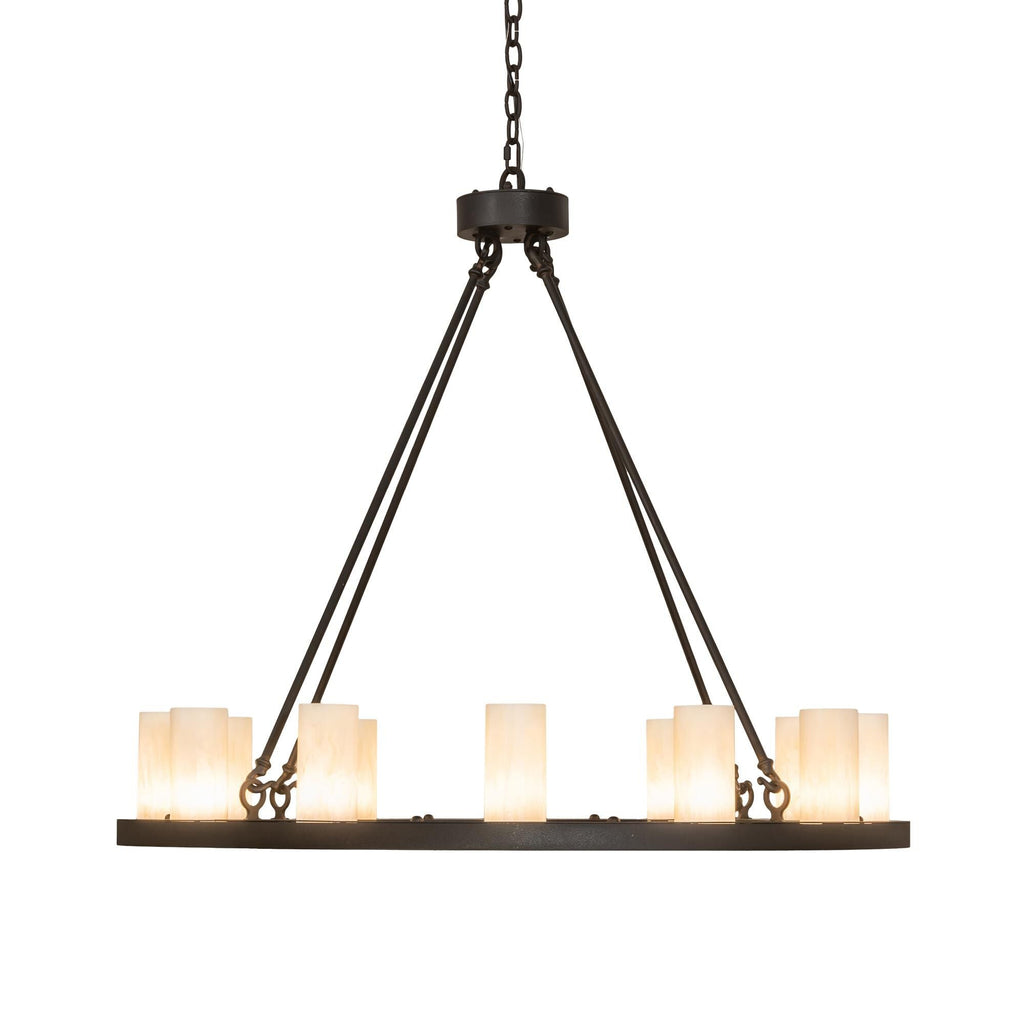 12-Light 42 in. LED Chandelier - Belen Cove for dining room view 9