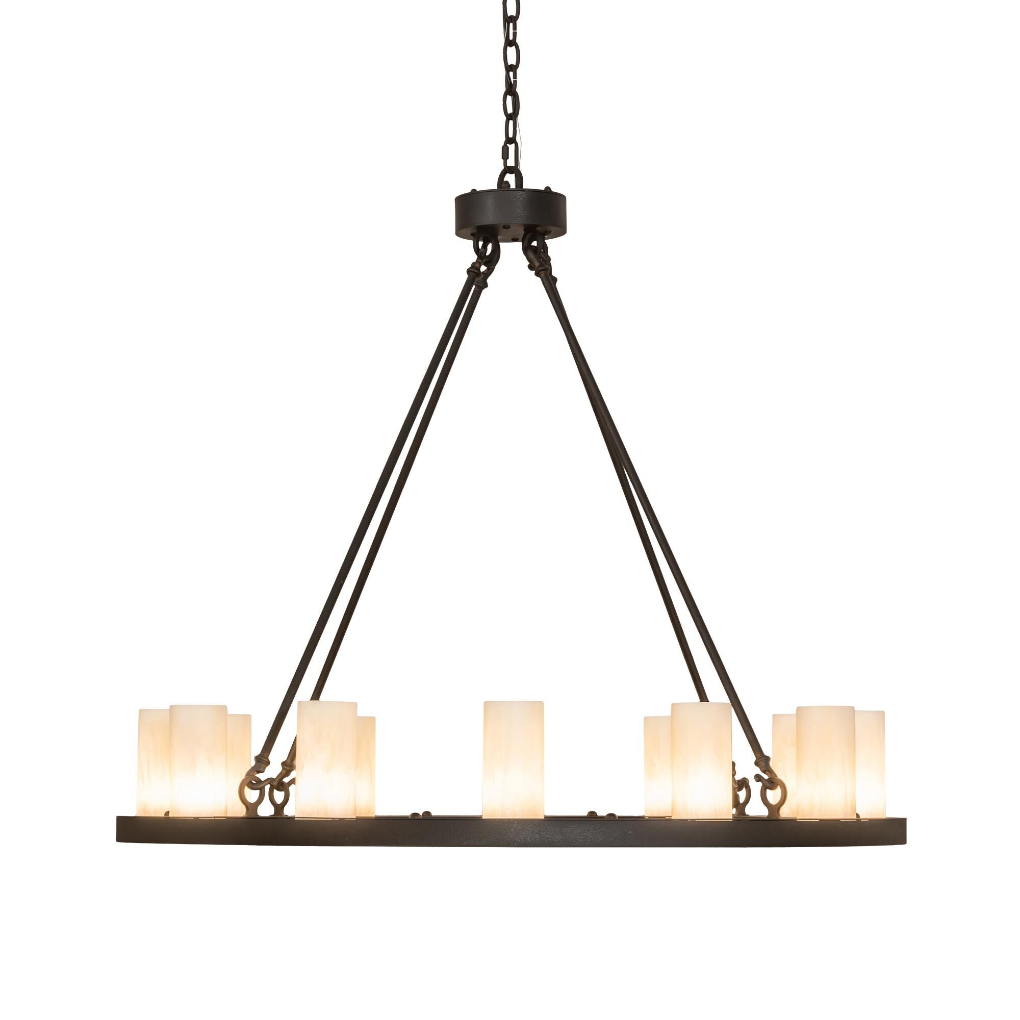 12-Light 42 in. LED Chandelier - Belen Cove for dining room view 9