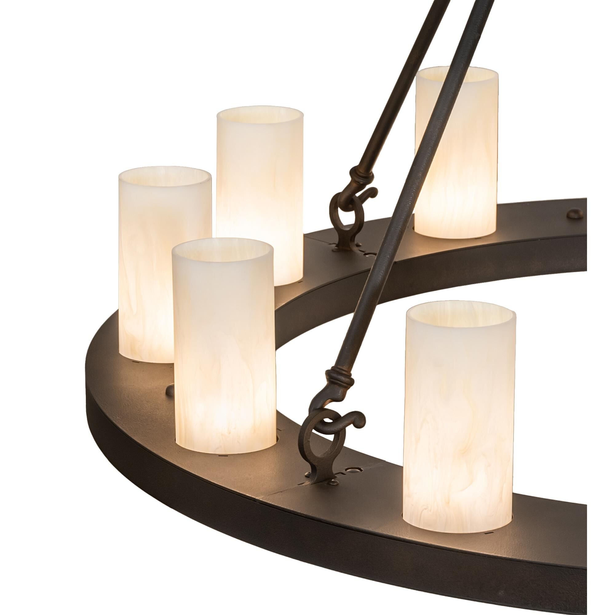 12-Light 42 in. LED Chandelier - Belen Cove for dining room view 10
