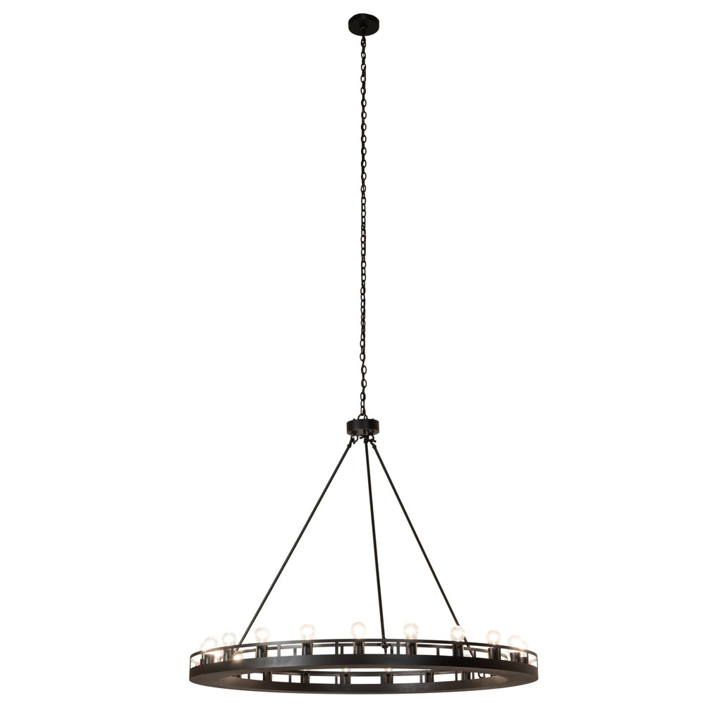 21-Light 60 in. Chandelier - Viana Bloom for dining room view 3