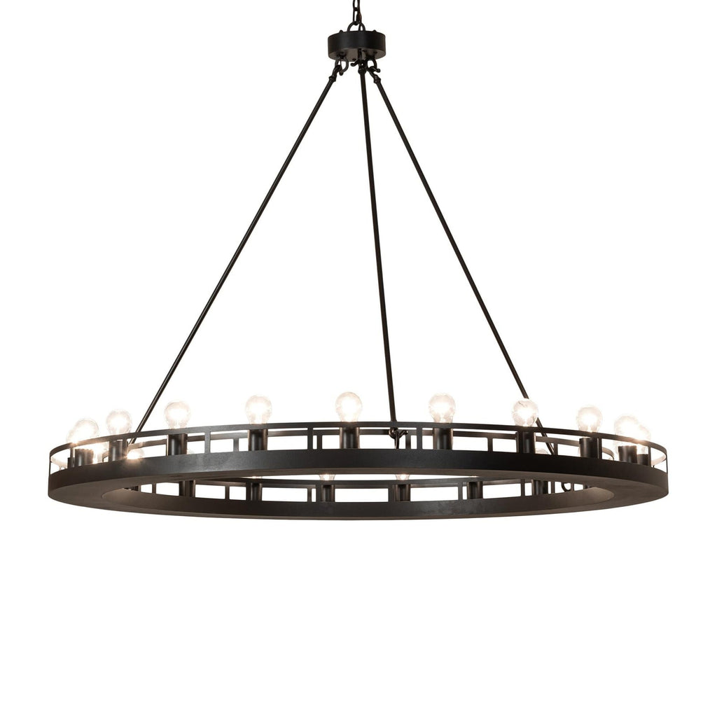 21-Light 60 in. Chandelier - Viana Bloom for dining room view 1