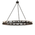 21-Light 60 in. Chandelier - Viana Bloom for dining room view 1