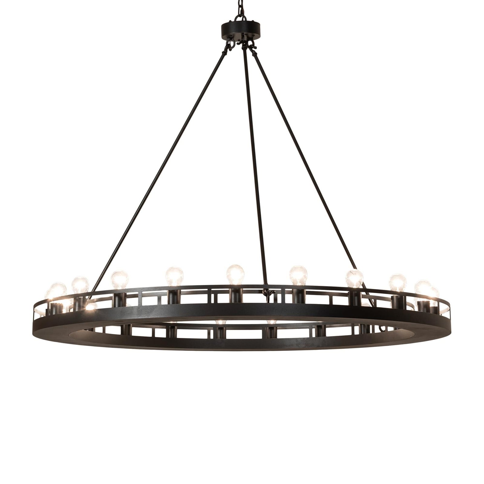 21-Light 60 in. Chandelier - Viana Bloom for dining room view 1