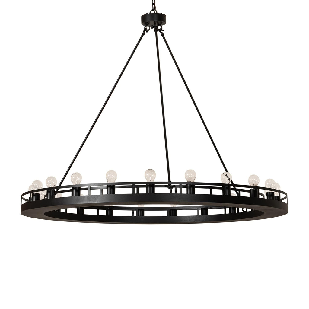 21-Light 60 in. Chandelier - Viana Bloom for dining room view 2