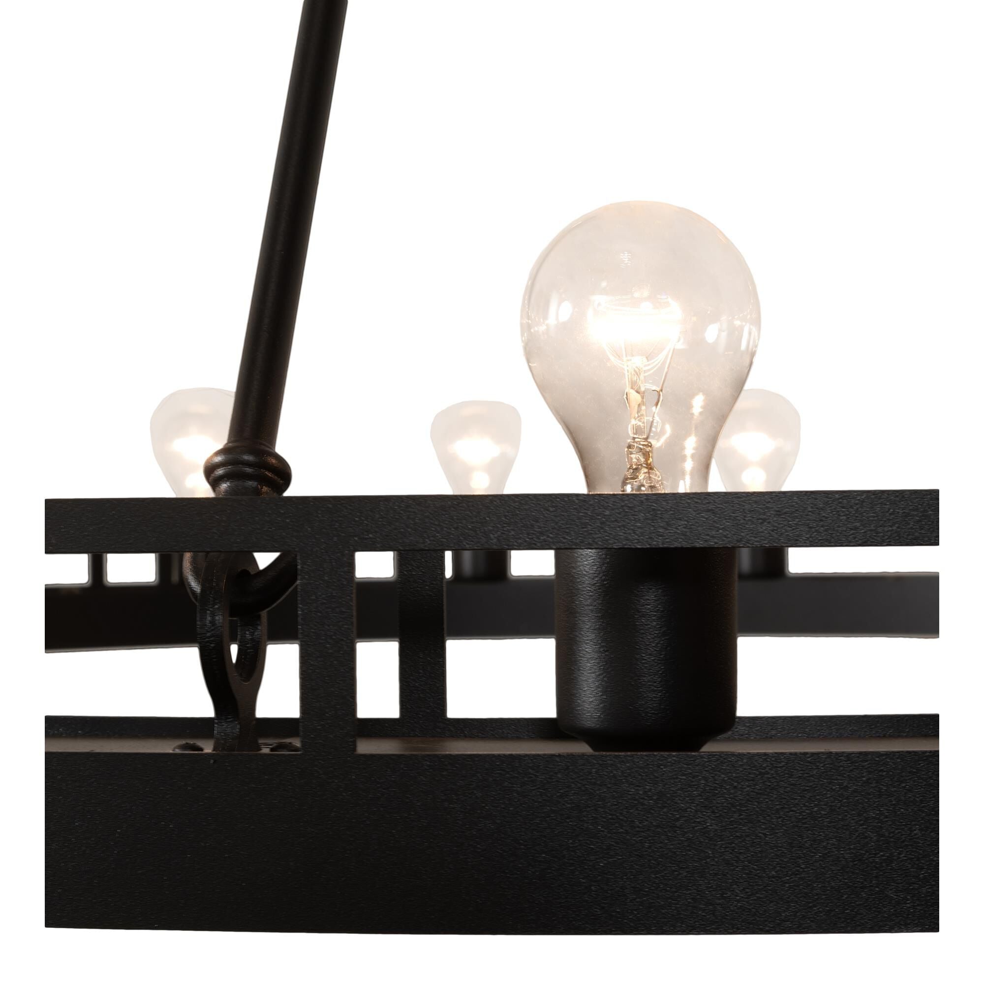21-Light 60 in. Chandelier - Viana Bloom for dining room view 4