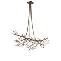 Candle chandelier - Kestrel Halo for dining room view 1