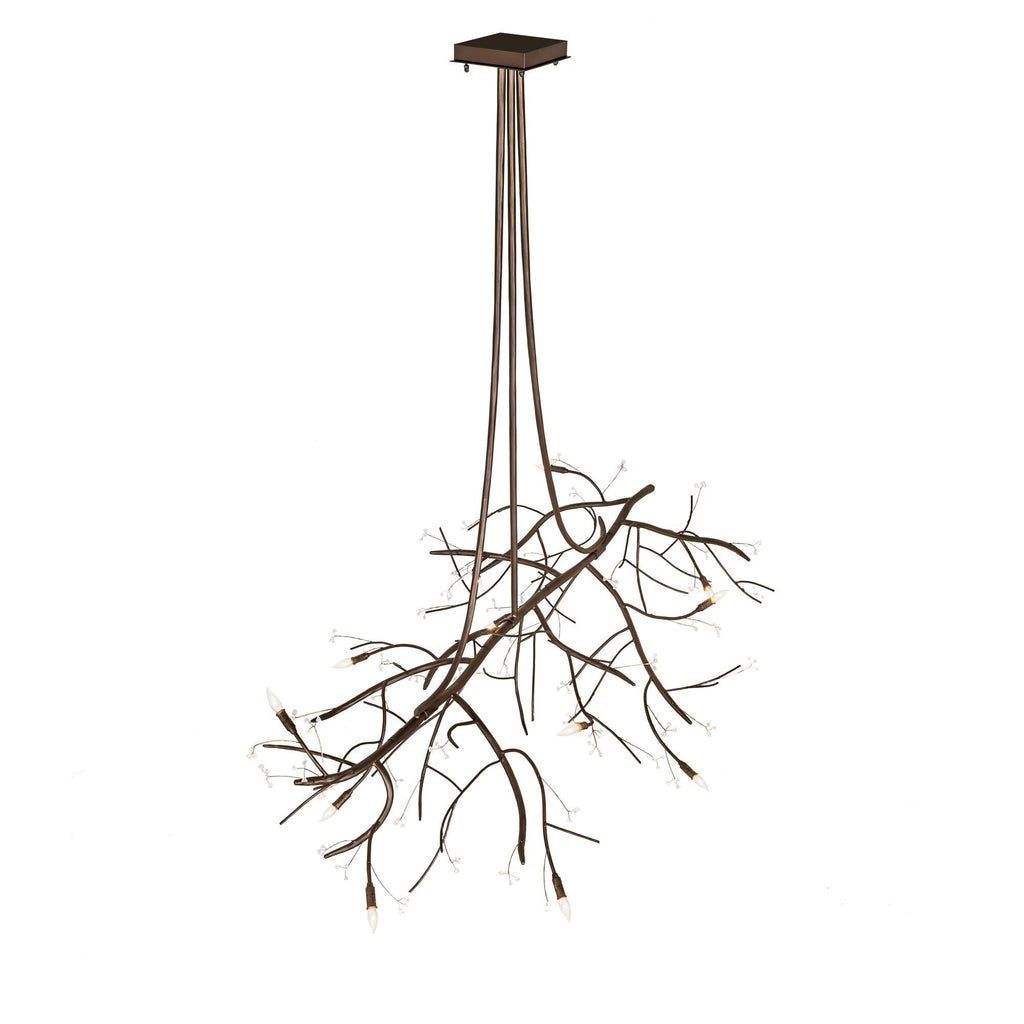 Candle chandelier - Kestrel Halo for dining room view 4