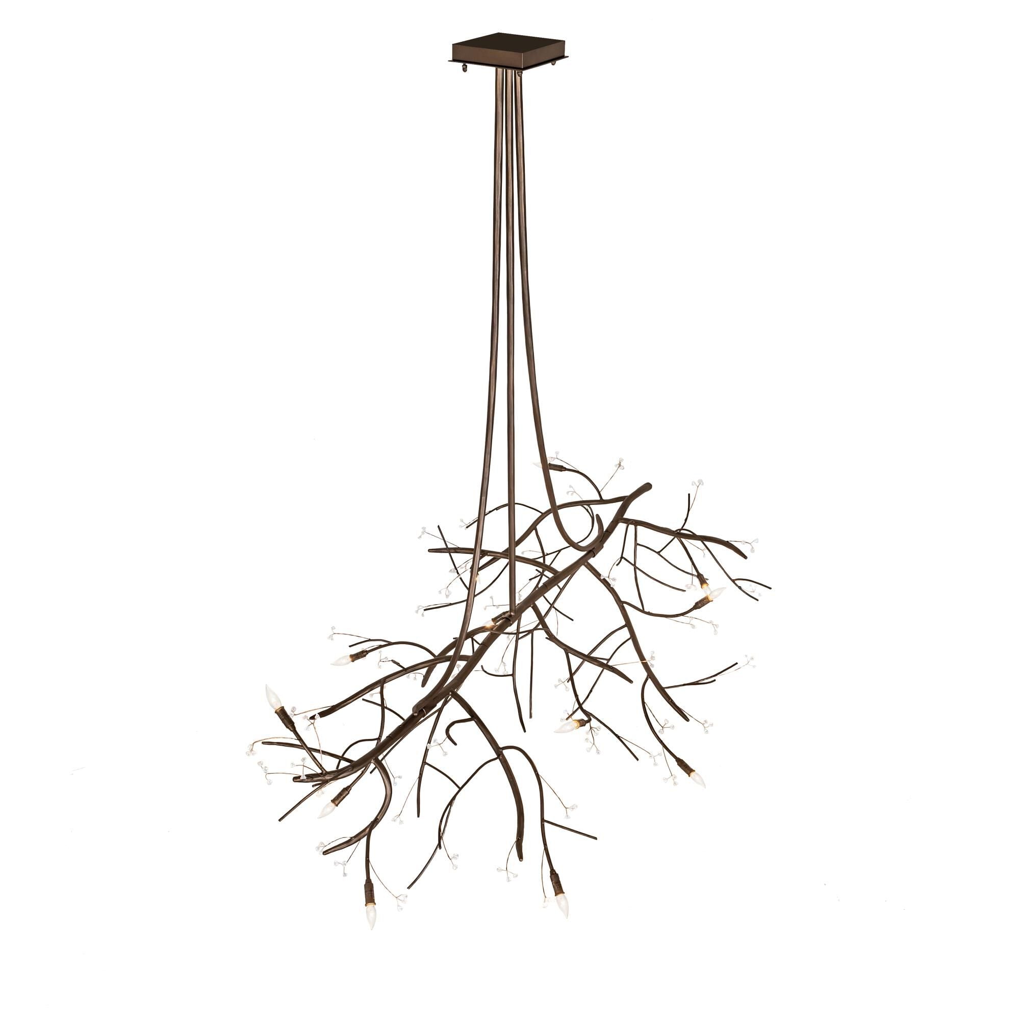 Candle chandelier - Kestrel Halo for dining room view 4