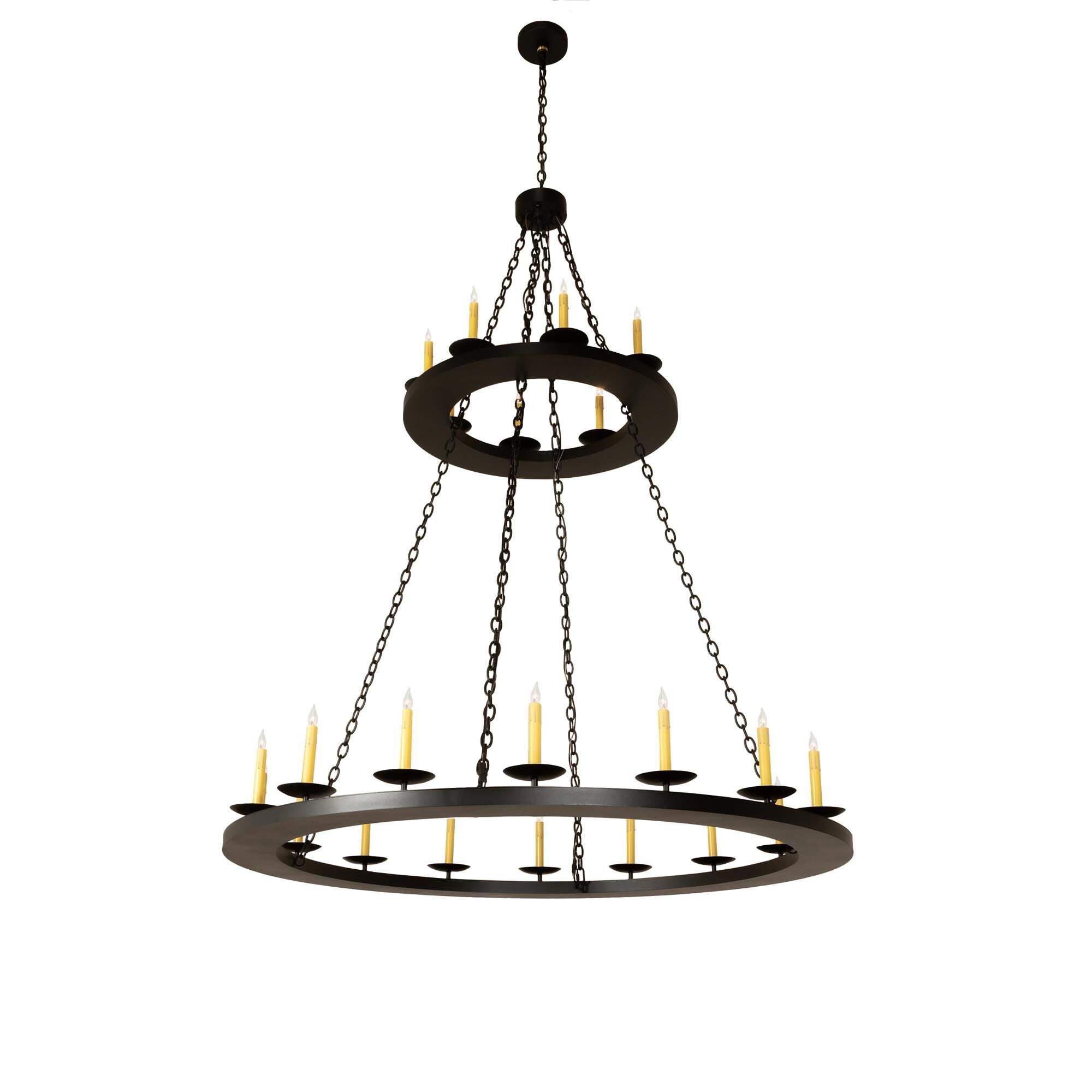 Candle chandelier - Talia Luxe for dining room view 4