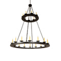 Candle chandelier - Talia Luxe for dining room view 1