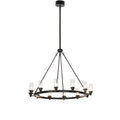 12-Light 46 in. Chandelier - Mira Cove for dining room view 1
