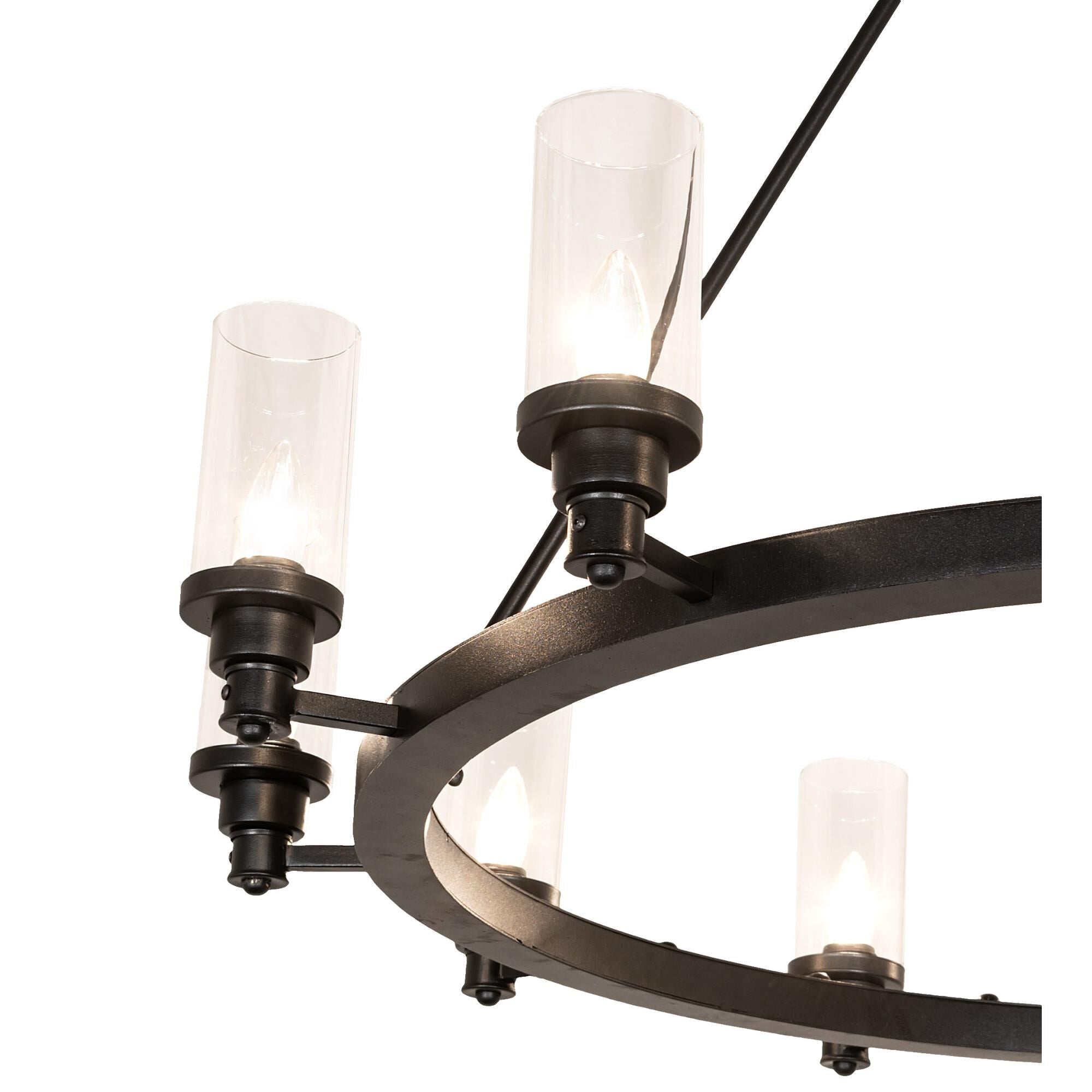 12-Light 46 in. Chandelier - Mira Cove for dining room view 3