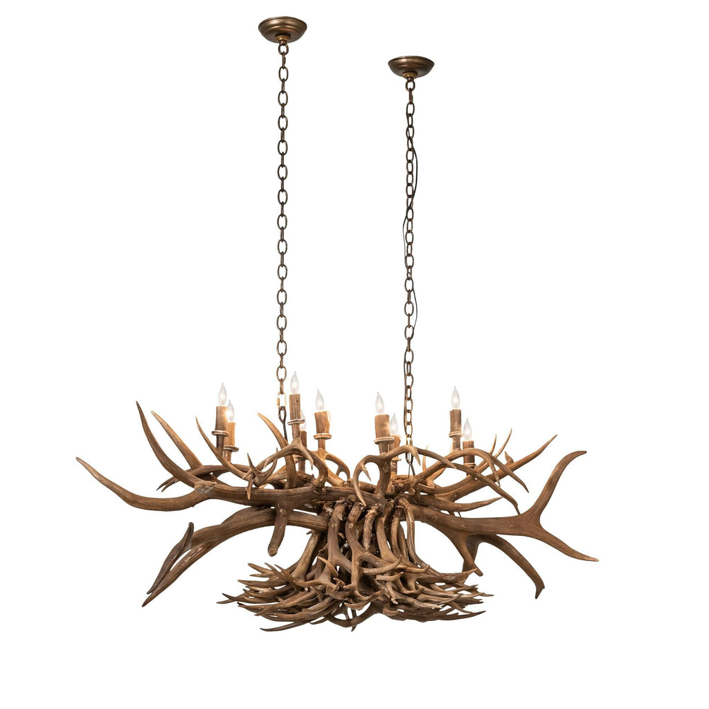 Candle chandelier - Orion Stone for dining room view 5